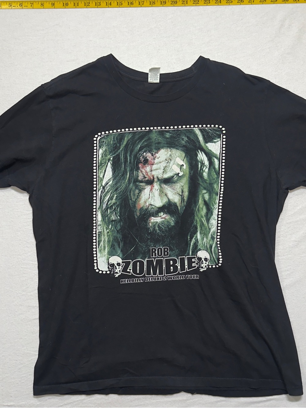 Rob zombie vintage tour merch Graphic Band T-Shirt - Black